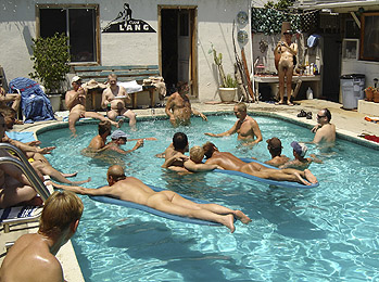 A pool party is a great way to relax and have fun with friends