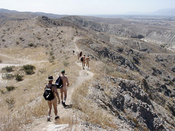 LANG Members enjoy a morning hike